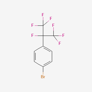 molecular formula C9H4BrF7 B3118524 1-Bromo-4-(perfluoropropan-2-yl)benzene CAS No. 2396-23-8