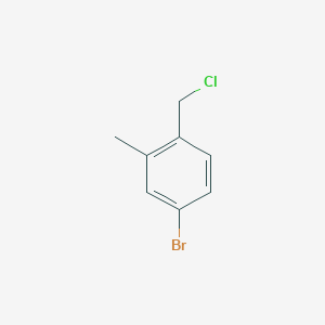 molecular formula C8H8BrCl B3118608 4-Bromo-1-(chloromethyl)-2-methylbenzene CAS No. 24078-15-7