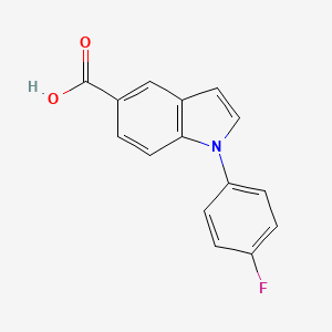 1-(4-Fluorophenyl)-1h-indole-5-carboxylic acid