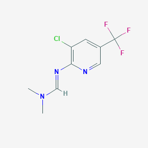 (E)-N'-[3-chloro-5-(trifluoromethyl)pyridin-2-yl]-N,N-dimethylmethanimidamide