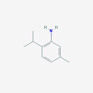 molecular formula C10H15N B3118902 2-Isopropyl-5-methylaniline CAS No. 2437-39-0