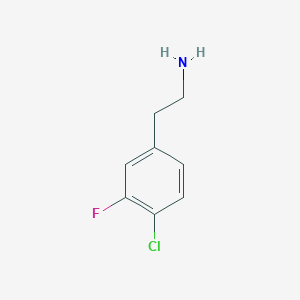 2-(4-Chloro-3-fluorophenyl)ethylamine