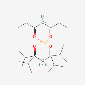 molecular formula C27H45FeO6 B3118960 Iron tris(diisobutyrylmethane) CAS No. 24444-72-2