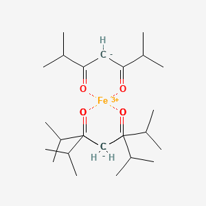 molecular formula C27H45FeO6 B3118960 Fe(dibm)<SUB>3</SUB> CAS No. 24444-72-2