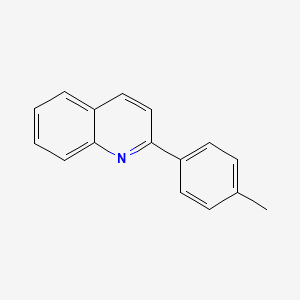 molecular formula C16H13N B3119102 2-(4-Methylphenyl)quinoline CAS No. 24667-94-5