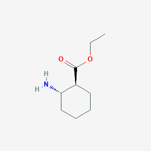 molecular formula C9H17NO2 B3119154 ethyl (1S,2S)-2-aminocyclohexane-1-carboxylate CAS No. 24716-94-7