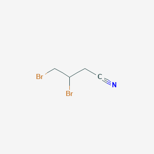 molecular formula C4H5Br2N B3119390 3,4-Dibromobutanenitrile CAS No. 25109-74-4