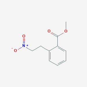 molecular formula C10H11NO4 B3119392 Methyl 2-(2-nitroethyl)benzoate CAS No. 25109-81-3