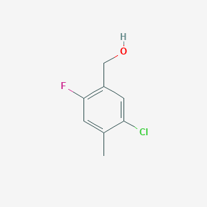 molecular formula C8H8ClFO B3119574 (5-Chloro-2-fluoro-4-methylphenyl)methanol CAS No. 252004-44-7