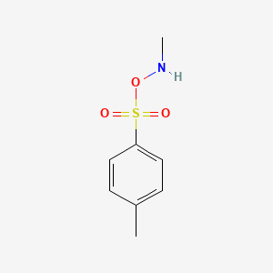 molecular formula C8H11NO3S B3119745 N-methyl-O-tosylhydroxylamine CAS No. 25370-97-2