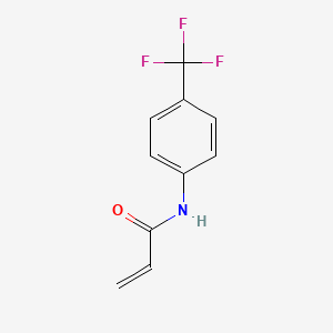 molecular formula C10H8F3NO B3119860 N-[4-(trifluoromethyl)phenyl]prop-2-enamide CAS No. 25617-42-9