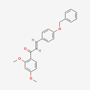 3-[4-(Benzyloxy)phenyl]-1-(2,4-dimethoxyphenyl)prop-2-en-1-one