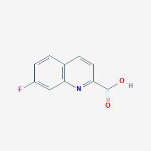molecular formula C10H6FNO2 B3119927 7-Fluoroquinoline-2-carboxylic acid CAS No. 256929-92-7