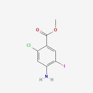 Methyl 4-amino-2-chloro-5-iodobenzoate