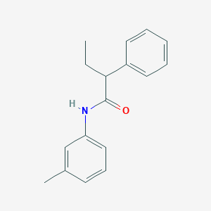 molecular formula C17H19NO B312009 N-(3-methylphenyl)-2-phenylbutanamide 