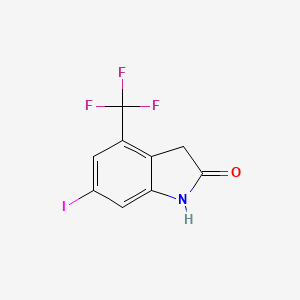 6-Iodo-4-(trifluoromethyl)indolin-2-one