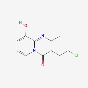 3-(2-Chloroethyl)-9-hydroxy-2-methyl-4h-pyrido[1,2-a]pyrimidin-4-one