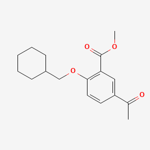 Methyl 5-acetyl-2-(cyclohexylmethoxy)benzoate