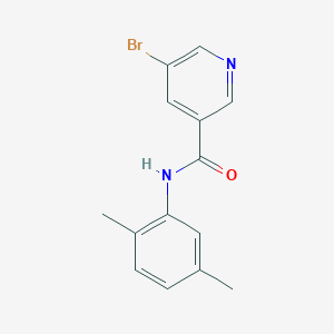 molecular formula C14H13BrN2O B312017 5-bromo-N-(2,5-dimethylphenyl)nicotinamide 