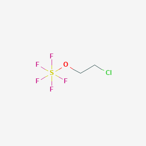1-Chloro-2-(pentafluorosulfuranyloxy)ethane