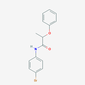 molecular formula C15H14BrNO2 B312021 N-(4-bromophenyl)-2-phenoxypropanamide 