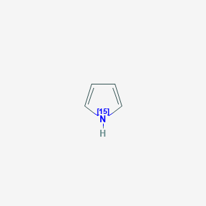 molecular formula C4H5N B3120219 Pyrrole-15N CAS No. 26120-22-9