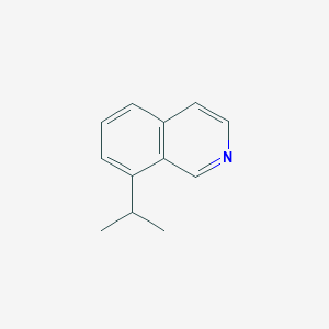 molecular formula C12H13N B3120227 8-Isopropylisoquinoline CAS No. 261359-77-7