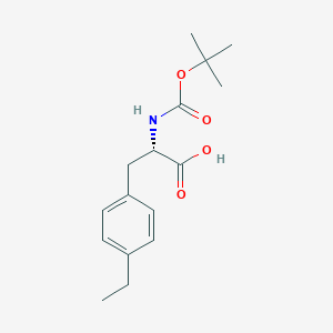 (S)-2-(Tert-butoxycarbonylamino)-3-(4-ethylphenyl)propanoic acid