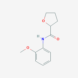 molecular formula C12H15NO3 B312025 N-(2-methoxyphenyl)oxolane-2-carboxamide 