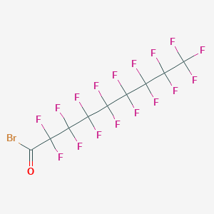 molecular formula C9BrF17O B3120252 Heptadecafluorononanoyl bromide CAS No. 261503-42-8
