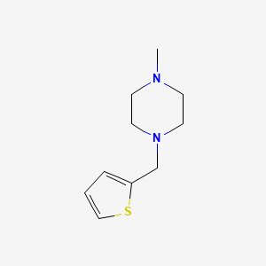 molecular formula C10H16N2S B3120266 1-Methyl-4-(thiophen-2-ylmethyl)piperazine CAS No. 261715-49-5
