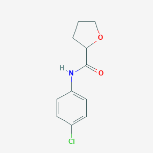 molecular formula C11H12ClNO2 B312033 N-(4-chlorophenyl)tetrahydro-2-furancarboxamide 