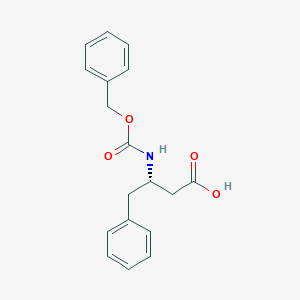 B3120350 (S)-3-(((Benzyloxy)carbonyl)amino)-4-phenylbutanoic acid CAS No. 26250-86-2