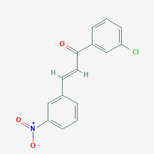 (2E)-1-(3-Chlorophenyl)-3-(3-nitrophenyl)prop-2-en-1-one