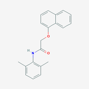 molecular formula C20H19NO2 B312038 N-(2,6-dimethylphenyl)-2-(1-naphthyloxy)acetamide 