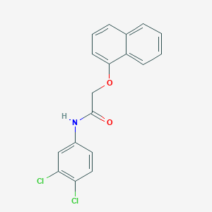 molecular formula C18H13Cl2NO2 B312044 N-(3,4-dichlorophenyl)-2-(1-naphthyloxy)acetamide 
