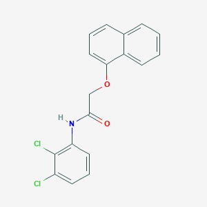 molecular formula C18H13Cl2NO2 B312045 N-(2,3-dichlorophenyl)-2-(1-naphthyloxy)acetamide 
