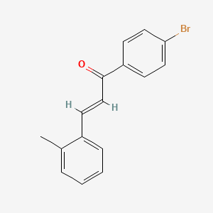 (2E)-1-(4-Bromophenyl)-3-(2-methylphenyl)prop-2-en-1-one