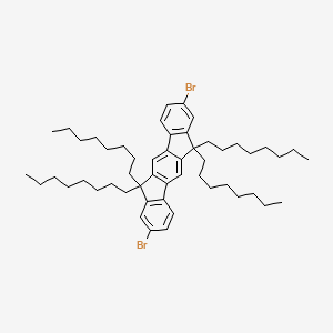 2,8-Dibromo-6,12-dihydro-6,6,12,12-tetraoctyl-indeno[1,2-b]fluorene