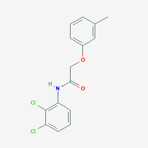 molecular formula C15H13Cl2NO2 B312053 N-(2,3-dichlorophenyl)-2-(3-methylphenoxy)acetamide 
