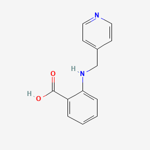 molecular formula C13H12N2O2 B3120653 2-(Pyridin-4-ylmethylamino)benzoic acid CAS No. 267891-86-1