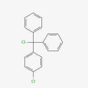 molecular formula C19H14Cl2 B3120715 1-Chloro-4-(chlorodiphenylmethyl)benzene CAS No. 27023-37-6