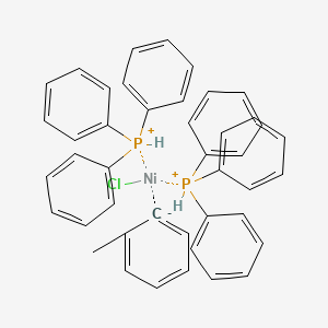 molecular formula C43H37ClNiP2- B3120724 Bis(triphenylphosphino)(2-methylphenyl)chloronickel(II) CAS No. 27057-09-6