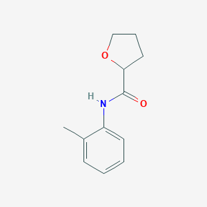 molecular formula C12H15NO2 B312074 N-(2-methylphenyl)oxolane-2-carboxamide 