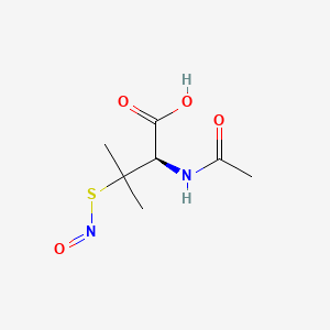 molecular formula C7H12N2O4S B3120834 S-Nitroso-N-acetylpenicillamine CAS No. 273921-90-7