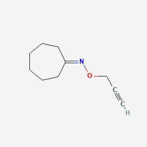 molecular formula C10H15NO B3120855 N-(prop-2-yn-1-yloxy)cycloheptanimine CAS No. 274255-33-3