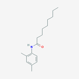 molecular formula C17H27NO B312088 N-(2,4-dimethylphenyl)nonanamide 