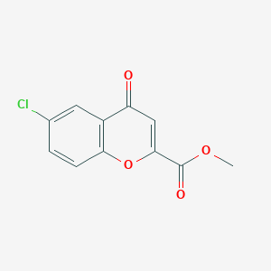 molecular formula C11H7ClO4 B3120880 methyl 6-chloro-4-oxo-4H-chromene-2-carboxylate CAS No. 27455-31-8