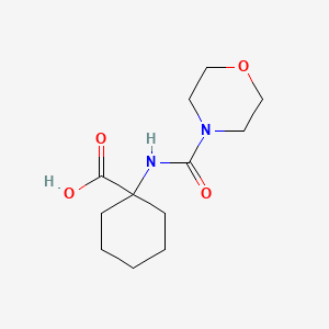 1-(Morpholine-4-carboxamido)cyclohexanecarboxylic acid