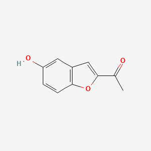 molecular formula C10H8O3 B3120894 1-(5-Hydroxy-1-benzofuran-2-yl)ethanone CAS No. 27531-99-3